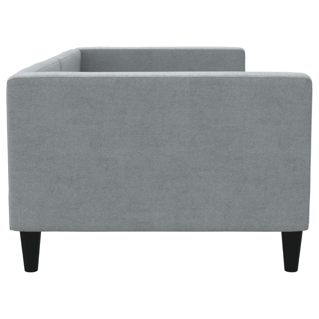 Sofa-lova vidaXL, 90x200 cm, pilka kaina ir informacija | Lovos | pigu.lt