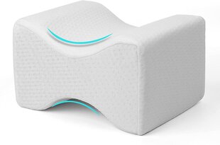 Ортопедическая подушка для коленей Umi, из пены с эффектом памяти, 26x15x20, белая цена и информация | Подушки | pigu.lt