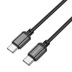 Borofono USB-C, 1 m kaina ir informacija | Kabeliai ir laidai | pigu.lt