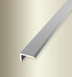 Profilis aliuminis kampų apdailai BEST 238 U, Kuberit, 270cm, sidabro spalvos цена и информация | Sujungimo profiliai | pigu.lt
