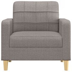 Тканевый диван, 117 х 55,5 х 77 см, темно-серый цена и информация | Кресла в гостиную | pigu.lt