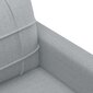 Fotelis vidaXL, pilkas kaina ir informacija | Svetainės foteliai | pigu.lt