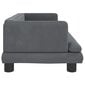 Aksomo lova šunims VidaXL, 80x45x30 cm, pilka цена и информация | Guoliai, pagalvėlės | pigu.lt