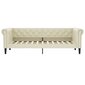 Sofa-lova vidaXL, 100x200 cm, smėlio spalvos цена и информация | Lovos | pigu.lt