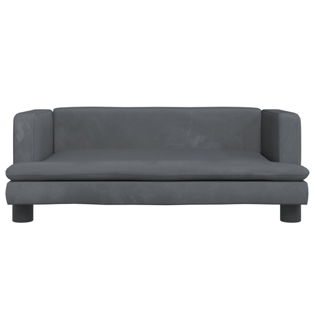 Vaikiška sofa vidaXL, pilka цена и информация | Vaikiški sėdmaišiai, foteliai, pufai | pigu.lt