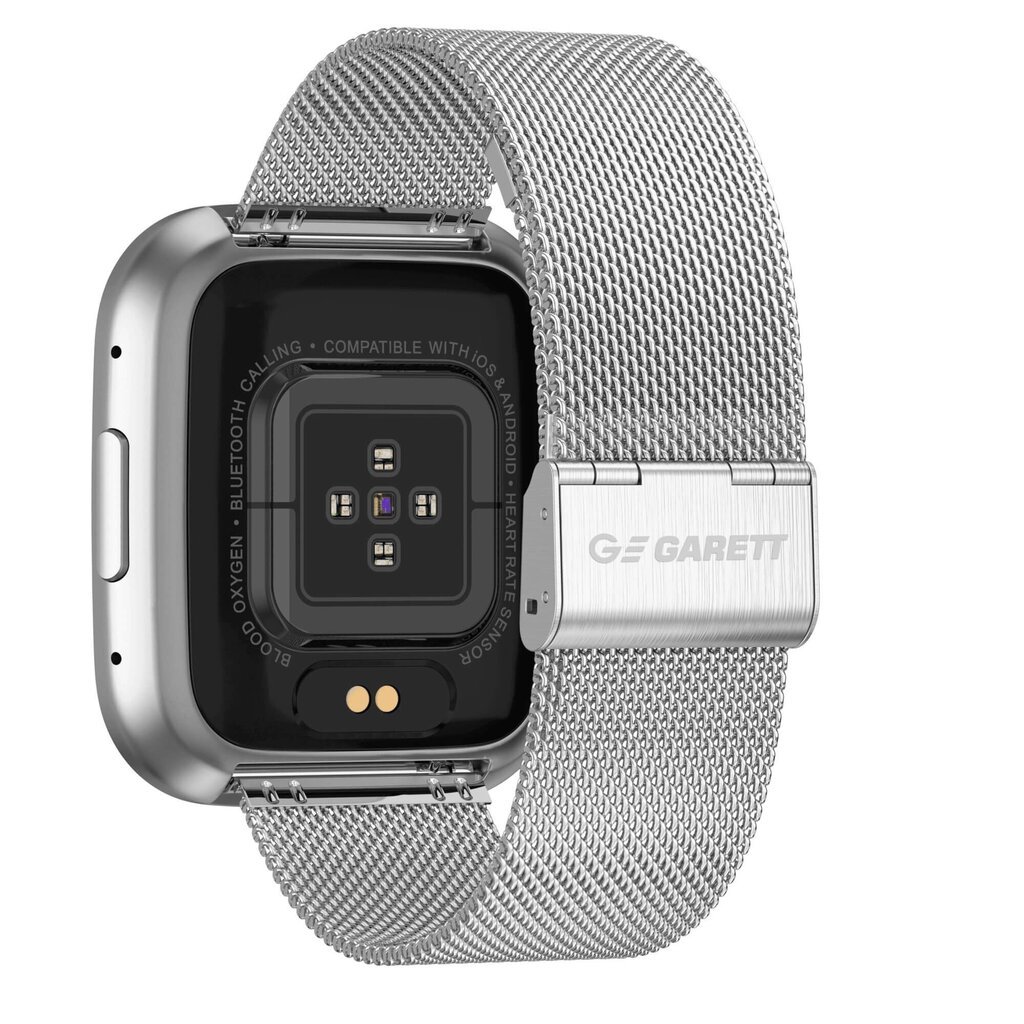 Garett GRC Style Silver Steel kaina ir informacija | Išmanieji laikrodžiai (smartwatch) | pigu.lt