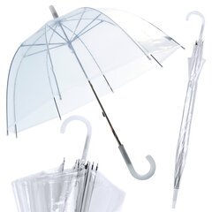 Didelis permatomas skėtis kaina ir informacija | Moteriški skėčiai | pigu.lt