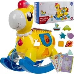 Интерактивная лошадка-качалка, игрушка 8в1 цена и информация | Развивающие игрушки | pigu.lt