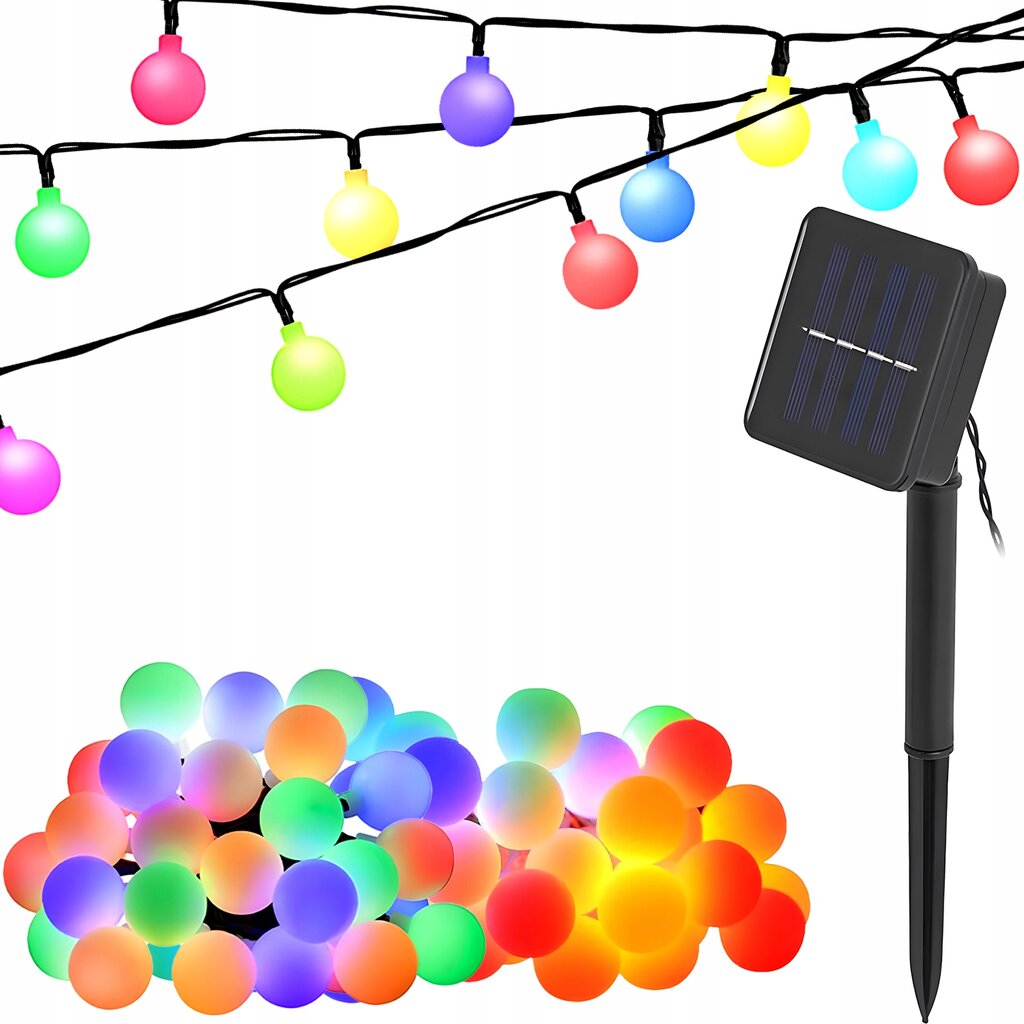 Šviesos diodas su saulės kolektoriumi kaina ir informacija | Kalėdinės dekoracijos | pigu.lt