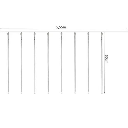 LED lempos - meteoritai 36LED 50cm - Cold White kaina ir informacija | Girliandos | pigu.lt