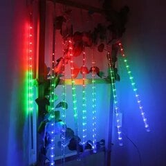 LED lempos užuolaidos 288LED 50cm - RGB kaina ir informacija | Girliandos | pigu.lt