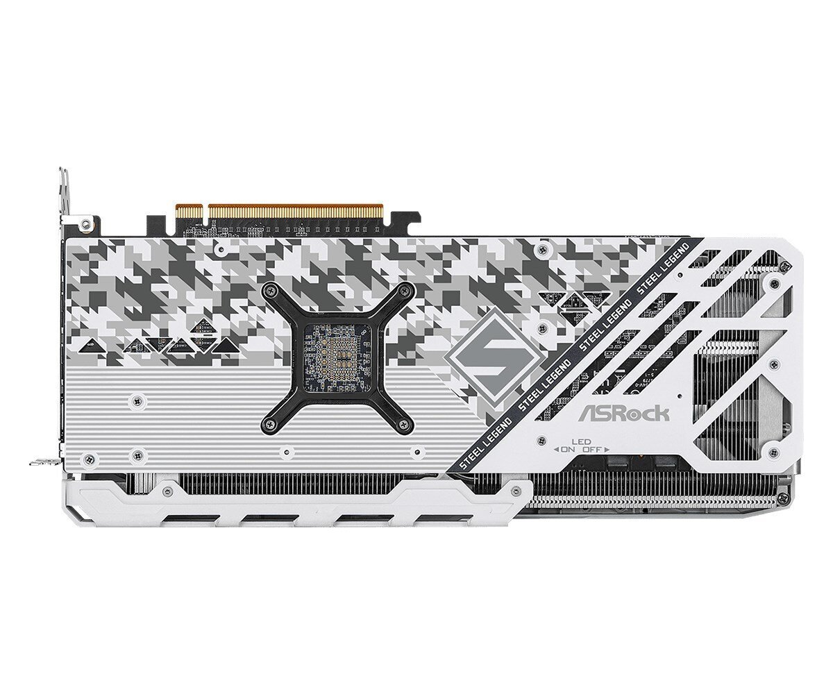 ASRock AMD Radeon RX 7800 XT Steel Legend OC (RX7800XT SL 16GO ) kaina ir informacija | Vaizdo plokštės (GPU) | pigu.lt