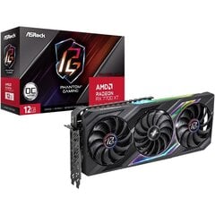 ASRock AMD Radeon RX 7700 XT Phantom Gaming 12 OC (RX7700XT PG 12GO) kaina ir informacija | Vaizdo plokštės (GPU) | pigu.lt