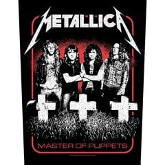 Большой патч METALLICA: MASTER OF PUPPETS BAND цена и информация | Принадлежности для шитья | pigu.lt