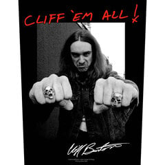 Antsiuvas Metallica : Cliff 'em All, 1 vnt. kaina ir informacija | Siuvimo reikmenys | pigu.lt