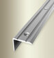 Profilis aliuminis kampų apdailai BEST 235 Kuberit, 1 m, sidabro spalvos kaina ir informacija | Sujungimo profiliai | pigu.lt