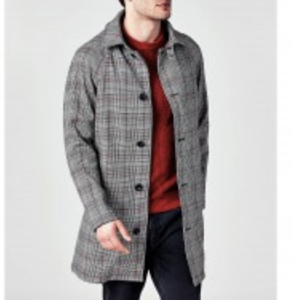 Guess paltas vyrams by Marcaino, pilkas kaina ir informacija | Vyriški paltai  | pigu.lt
