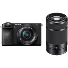 Sony A6700 + 16-50mm + 55-210mm (Black) | (ILCE-6700L) | (Alpha 6700) kaina ir informacija | Objektyvai | pigu.lt