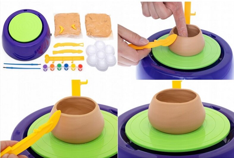 Keramikos rinkinys su moliu ir dažais kaina ir informacija | Žaislai mergaitėms | pigu.lt