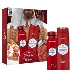 Dovanų rinkinys vyrams Old Spice Chef: purškiamas dezodorantas 150 ml + dušo želė 250 ml цена и информация | Дезодоранты | pigu.lt