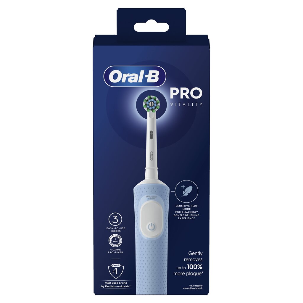 Oral-B Vitality Pro Blue kaina ir informacija | Elektriniai dantų šepetėliai | pigu.lt