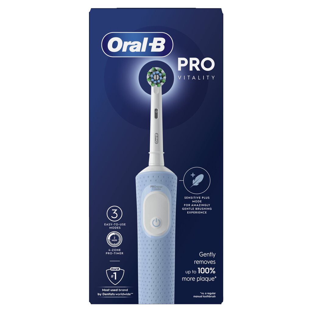 Oral-B Vitality Pro Blue kaina ir informacija | Elektriniai dantų šepetėliai | pigu.lt