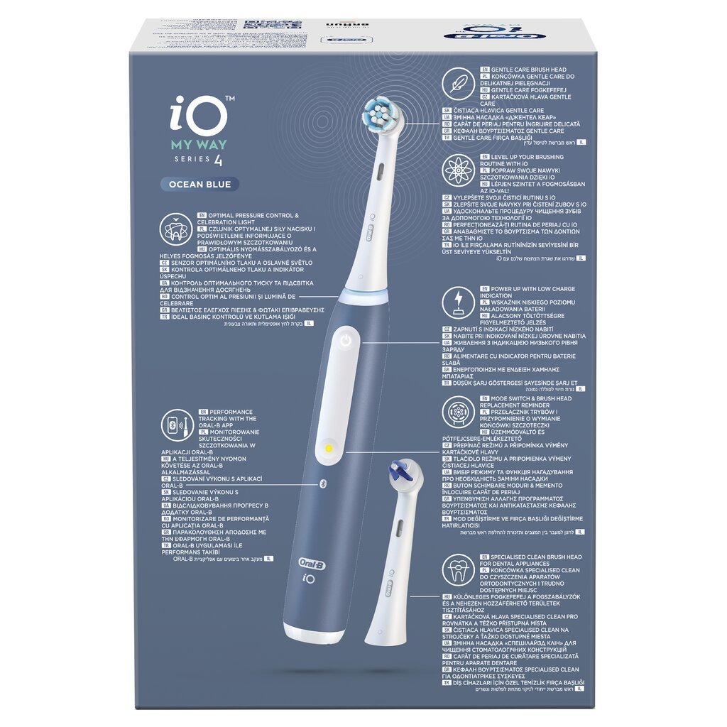 Oral-B iO My Way Teens 10+ + Speciality Brush Head kaina ir informacija | Elektriniai dantų šepetėliai | pigu.lt