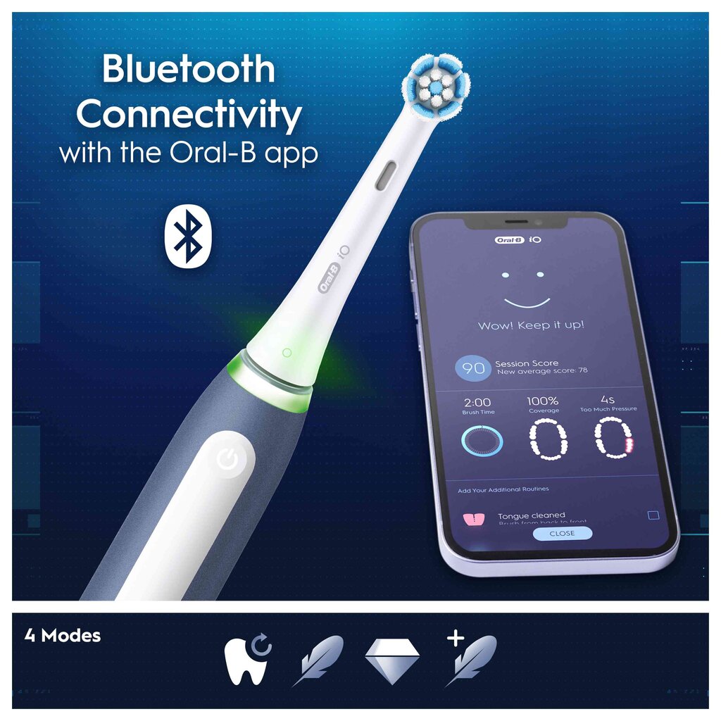 Oral-B iO My Way Teens 10+ + Speciality Brush Head цена | pigu.lt