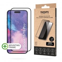 Toti Premium Apple iPhone 15/15 Pro цена и информация | Google Pixel 3a - 3mk FlexibleGlass Lite™ защитная пленка для экрана | pigu.lt