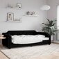 Sofa-lova vidaXL, 100x200 cm, juoda kaina ir informacija | Lovos | pigu.lt