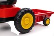 Minamas vaikiškas traktorius G206 su priekaba, raudonas цена и информация | Žaislai kūdikiams | pigu.lt