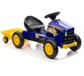 Minamas vaikiškas traktorius G206 su priekaba, mėlynas цена и информация | Žaislai kūdikiams | pigu.lt