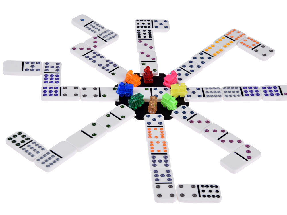 Stalo žaidimas Domino, metaliniame dėkle kaina ir informacija | Stalo žaidimai, galvosūkiai | pigu.lt