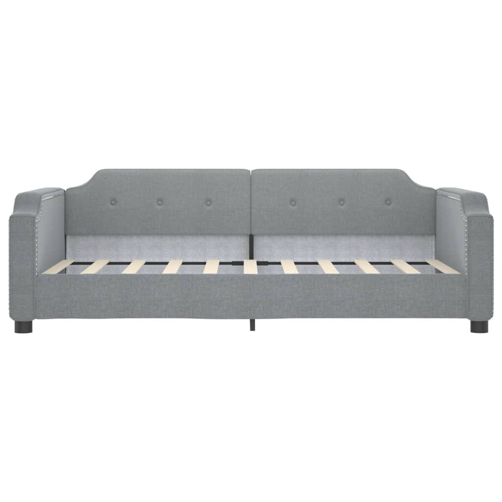 Sofa-lova vidaXL, 90x190 cm, pilka kaina ir informacija | Lovos | pigu.lt