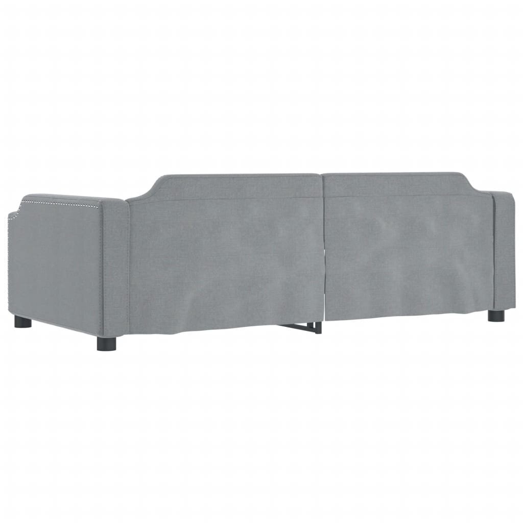 Sofa-lova vidaXL, 90x200 cm, pilka kaina ir informacija | Lovos | pigu.lt