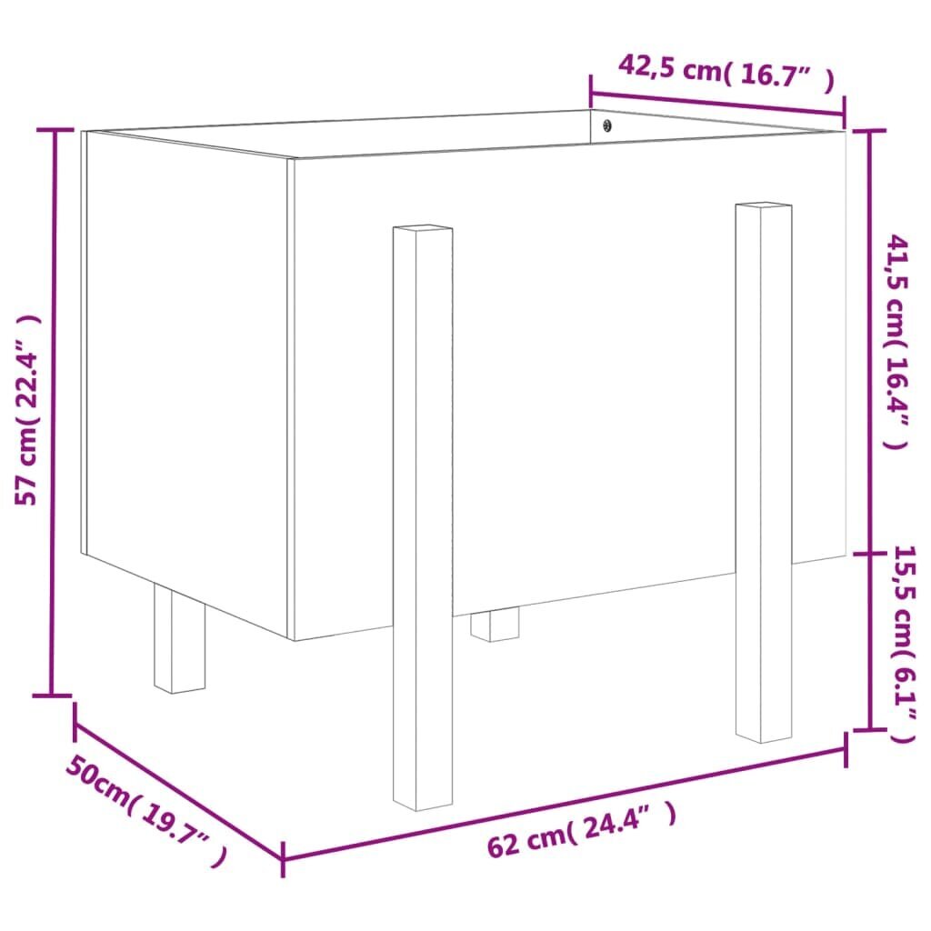 Sodo lovelis, 62x50x57 cm kaina ir informacija | Loveliai | pigu.lt