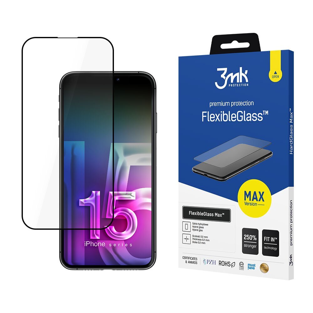 3mk FlexibleGlass Max цена и информация | Apsauginės plėvelės telefonams | pigu.lt