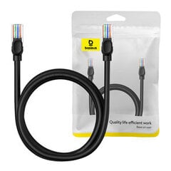 Сетевой кабель Baseus Ethernet CAT5, 1,5 м (черный) цена и информация | Кабели и провода | pigu.lt