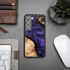 Wood and Resin Case for Samsung Galaxy S23 Bewood Unique Violet - Purple and Black цена и информация | Чехлы для телефонов | pigu.lt