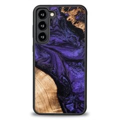 Wood and Resin Case for Samsung Galaxy S23 Plus Bewood Unique Violet - Purple and Black цена и информация | Чехлы для телефонов | pigu.lt