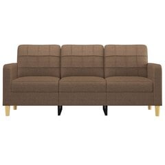 Sofa vidaXL, ruda kaina ir informacija | Sofos | pigu.lt