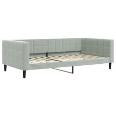 Sofa-lova vidaXL, 100x200 cm, pilka kaina ir informacija | Lovos | pigu.lt