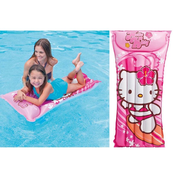 Pripučiamas čiužinys Hello Kitty Intex, 1,18x 0,6 m kaina ir informacija | Pripučiamos ir paplūdimio prekės | pigu.lt