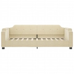 Sofa-lova vidaXL, 100x200 cm, smėlio spalvos цена и информация | Кровати | pigu.lt