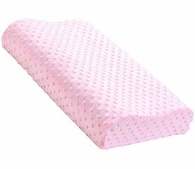 Подушка Foam Pillow, розовая цена и информация | Подушки | pigu.lt