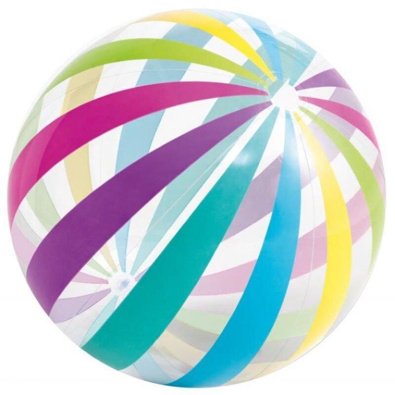 Pripučiamas kamuolys Intex Jumbo Ball, 107 cm kaina ir informacija | Pripučiamos ir paplūdimio prekės | pigu.lt