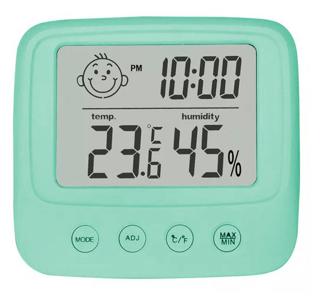 Kambario higrometro termometras kaina ir informacija | Meteorologinės stotelės, termometrai | pigu.lt