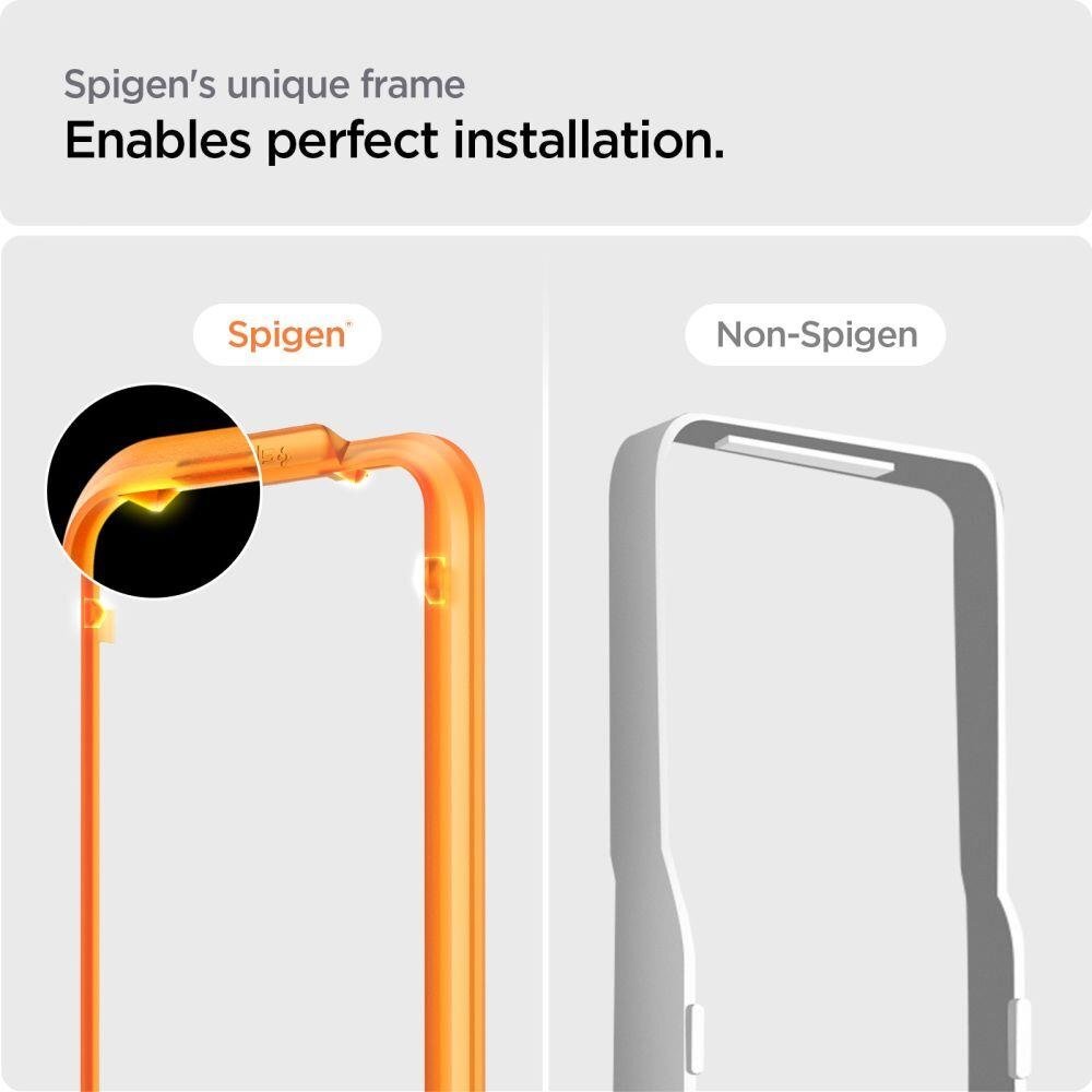 Spigen ALM Glass FC iPhone kaina ir informacija | Apsauginės plėvelės telefonams | pigu.lt