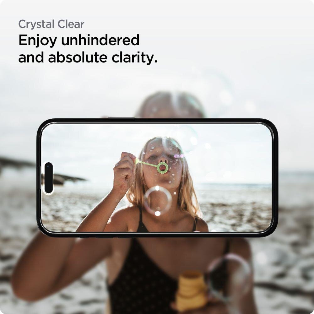 Spigen ALM Glass FC iPhone 15 Plus kaina ir informacija | Apsauginės plėvelės telefonams | pigu.lt