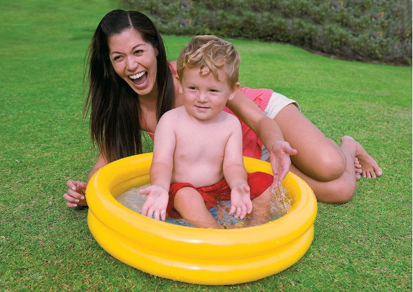 Pripučiamas baseinas Intex My first Baby-Pool, 61x15 cm kaina ir informacija | Baseinai | pigu.lt